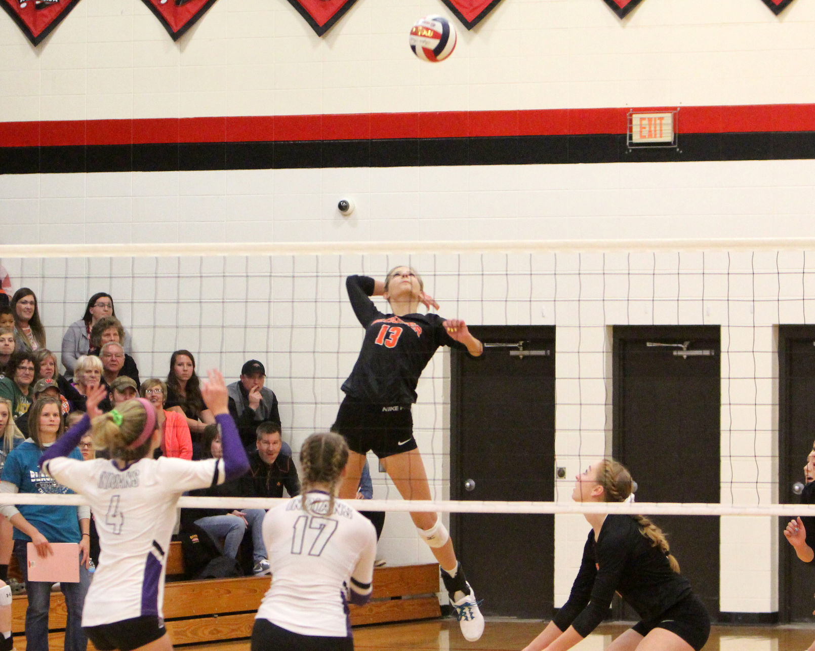 Bloomer volleyball vs Mosinee 10-27-18